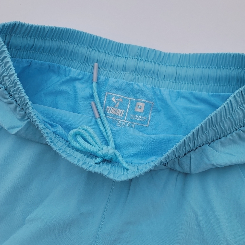 Pedigree FreeRUN High Waist Lined Shorts with Zipper Pockets | Blue - Picture 4 of 9